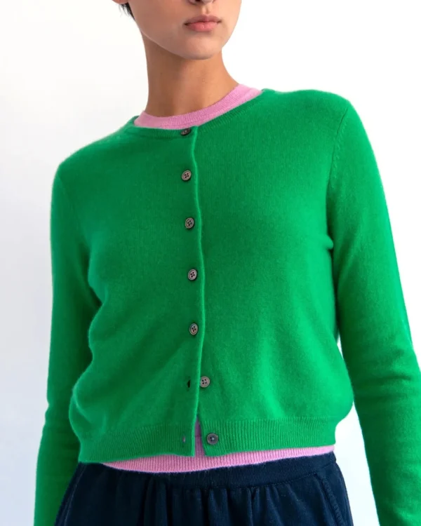 Sweaters | Demylee Ava Cashmere Cardigan Green