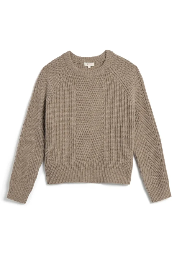 Sweaters | Demylee Chelsea Wool Sweater Heather Brown