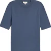 Shirts + Tops | Demylee Clara Cotton Top Slate Blue