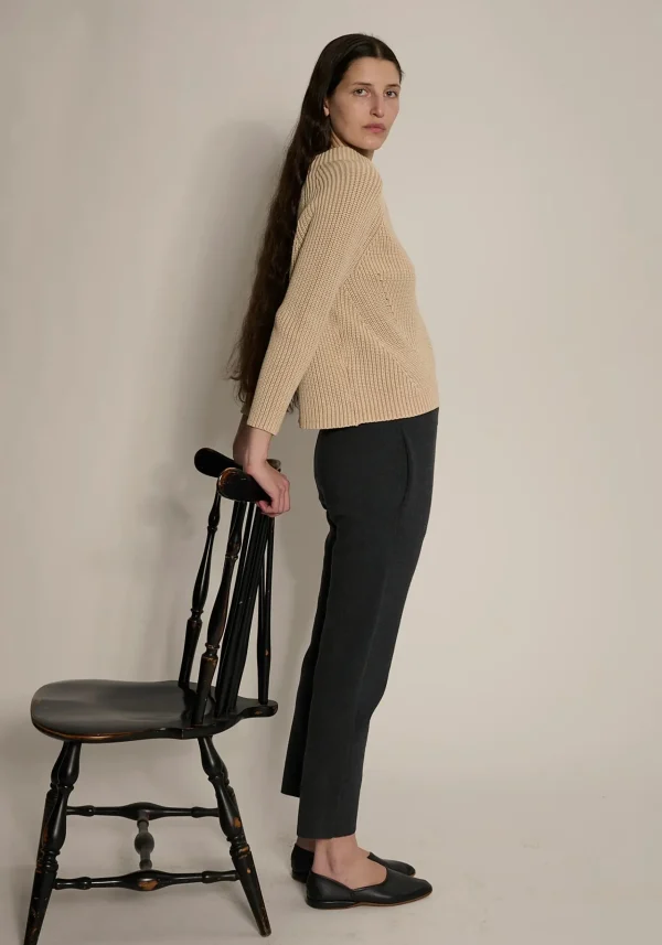 Sweaters | Demylee Daphne Washed Cotton Sweater Sandstone