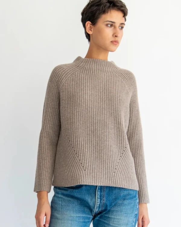 Sweaters | Demylee Daphne Wool Sweater Heather Brown