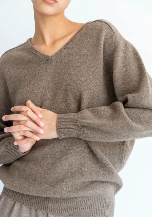 Sweaters | Demylee Jovie Cashmere Sweater Undyed Beige