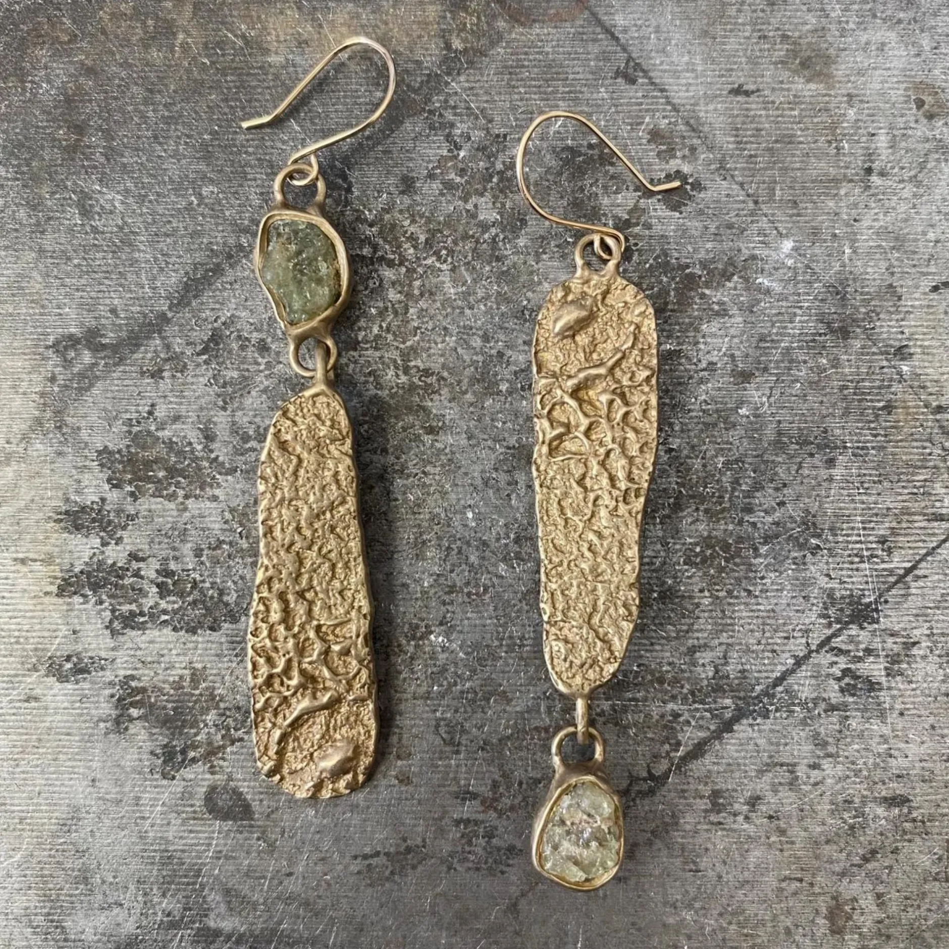 emilie_shapiro_lichen_ear_1.webp Jewelry | Emilie Shapiro Lichen Earrings
