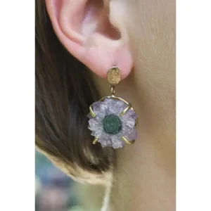 Jewelry | Emilie Shapiro Stalactite Slice Earrings