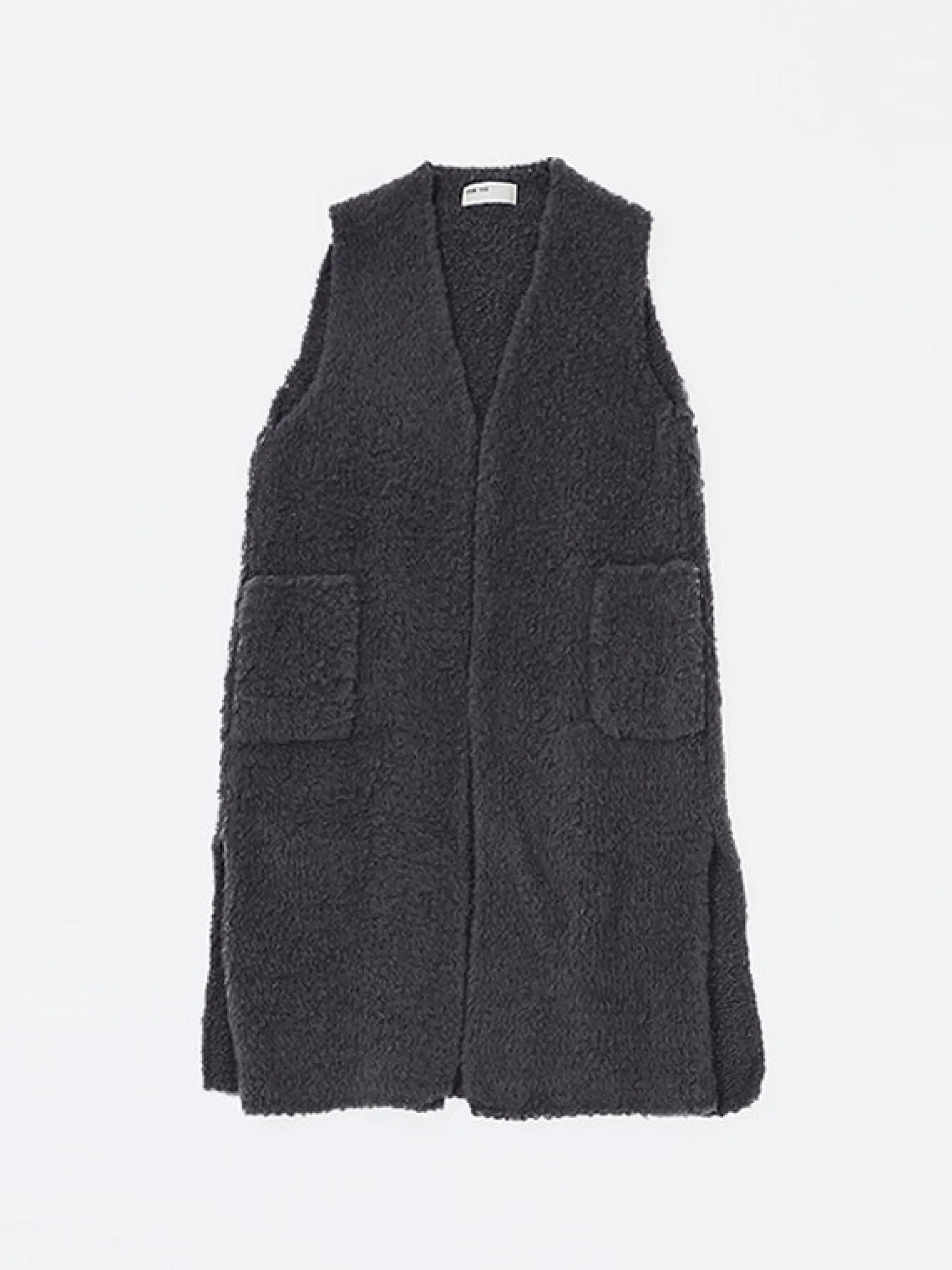 evam_eva_boa_long_vest_su_3.webp Sweaters | Evam Eva Boa Long Vest Sumi