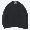 Sweaters | Evam Eva Renew Wool Ragian Pullover Charcoal