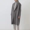 Outerwear | Evam Eva Tailored Coat Otter Gray