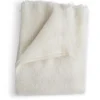 Throws | Evangeline Linens Mohair Throw Pearl