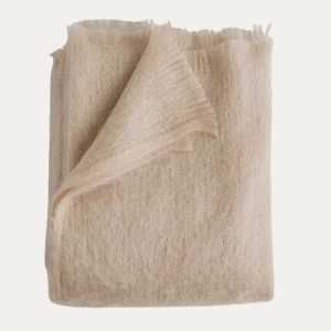 Throws | Evangeline Mohair Throw Rose