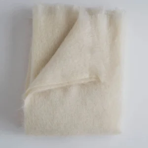 Throws | Evangeline Mohair Throws Pearl