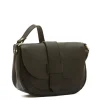 Bags | Il Bisonte Fausta Medium Crossbody Black with Brass Hardware