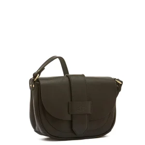 Bags | Il Bisonte Fausta Small Crossbody Black with Brass Hardware