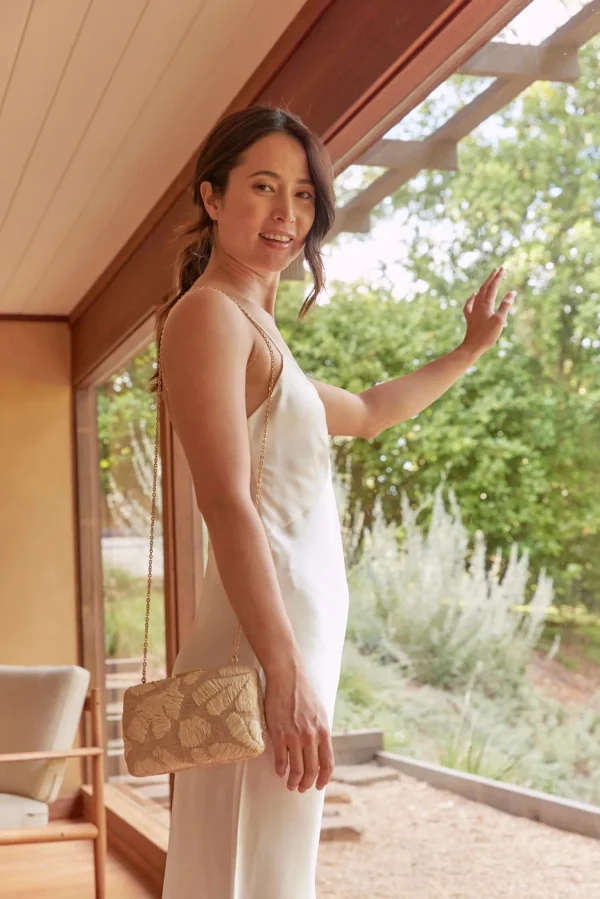 Bags | Thistle Hill Frances Straw Clutch