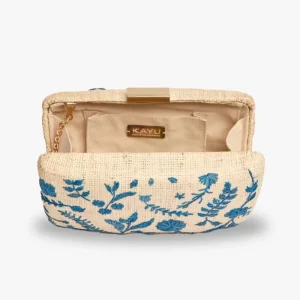 Bags | Thistle Hill Hana Blue Clutch