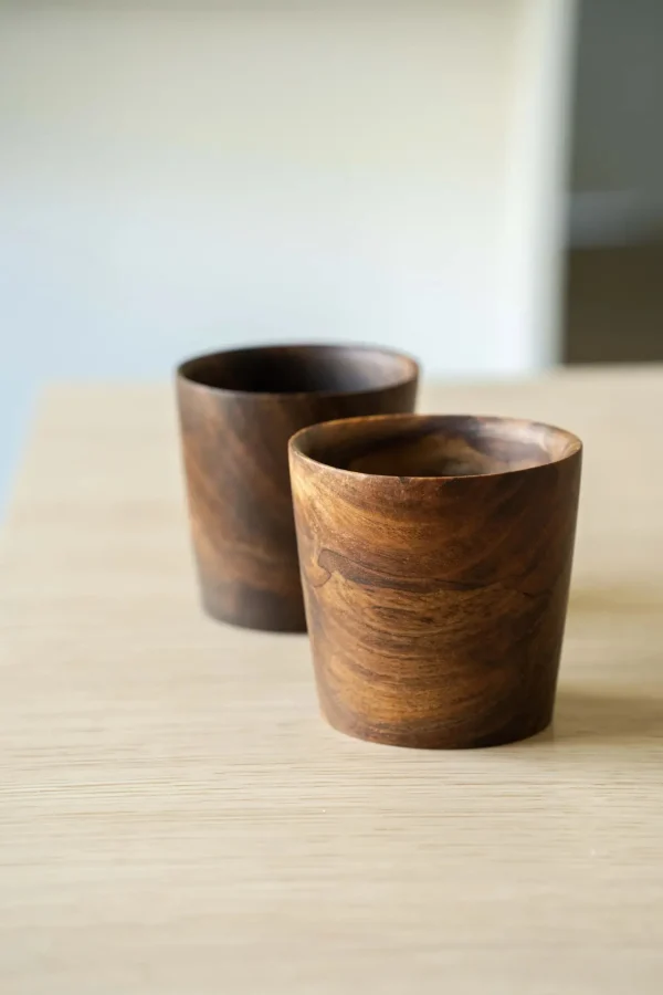 Home Decor | Pillows | Thistle Hill Hand Carved Walnut Cup
