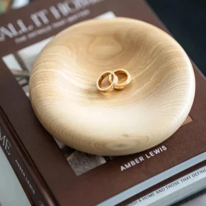 Home Decor | Pillows | Thistle Hill Hand Carved Wooden Jewelry Tray Natural Wood