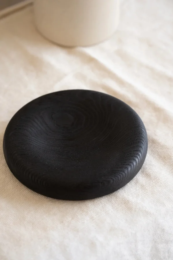 Home Decor | Pillows | Thistle Hill Hand Carved Wooden Jewelry Tray Ebonized Ashwood