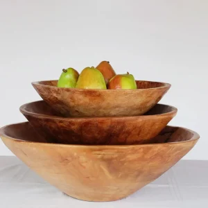 Tabletop | Sobremesa Hand Carved Wooden Large Salad Bowl