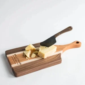 Tabletop | Thistle Hill Hand Forged Cheese Spreader Walnut Wood Large