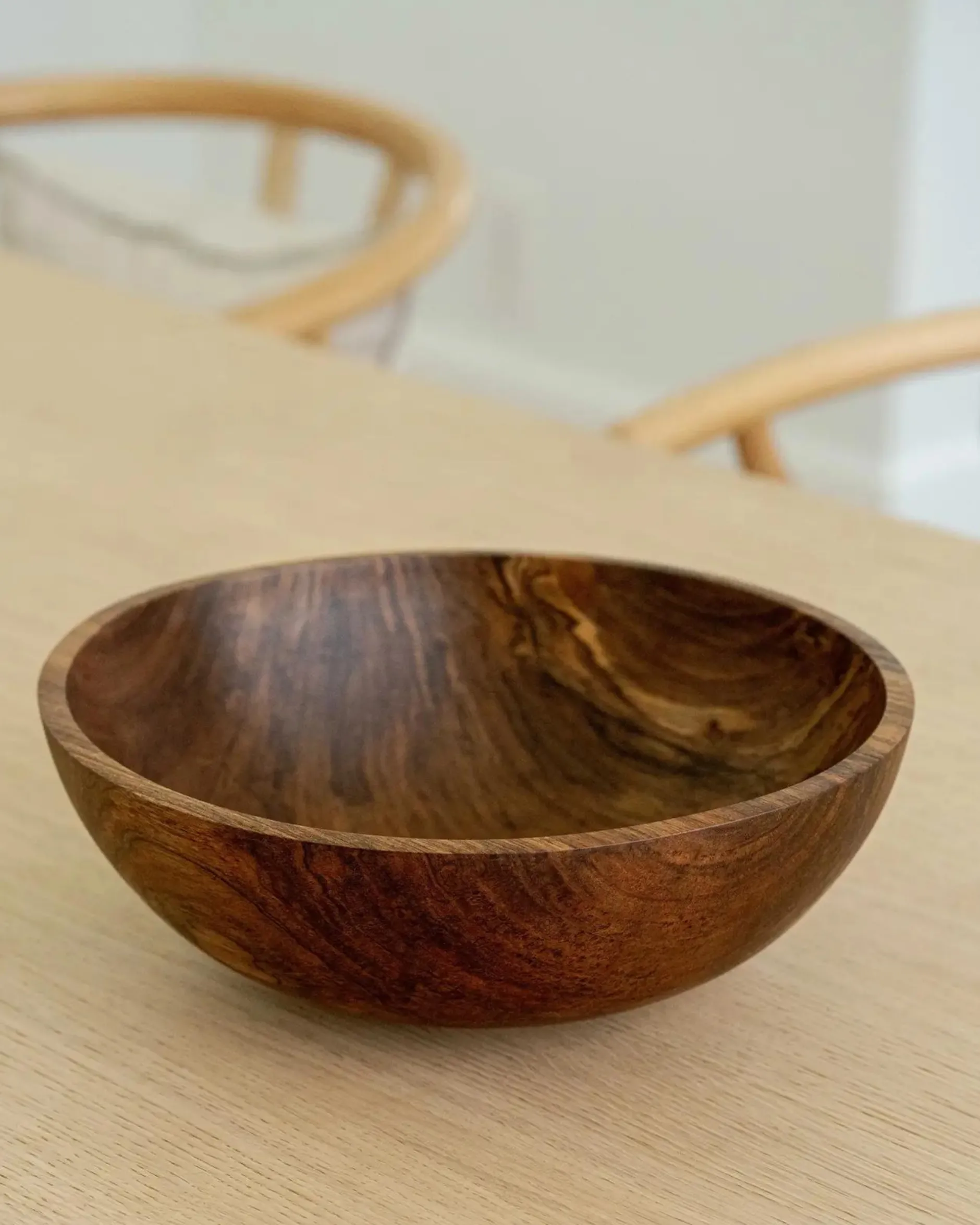 handcarved_large_walnut_w_0.webp Home Decor | Pillows | Thistle Hill Hand-Carved Large Walnut Wood Bowl