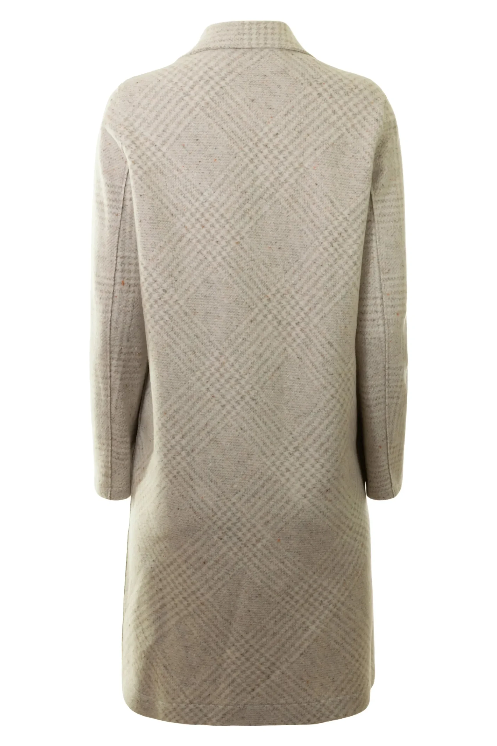 harris_wharf_london_overc_1.webp Outerwear | Harris Wharf London Overcoat Pressed Wool & Silk Grey