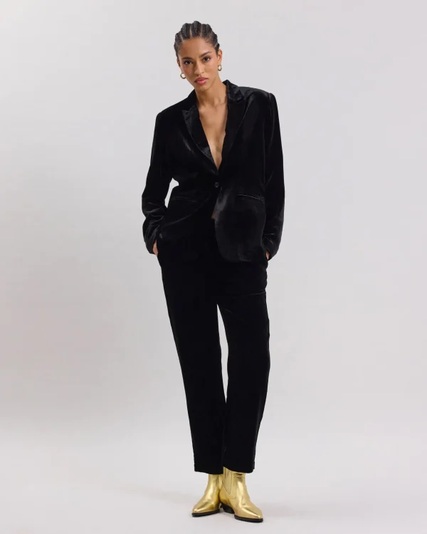 Outerwear | Hartford Vekma Velvet Jacket Black