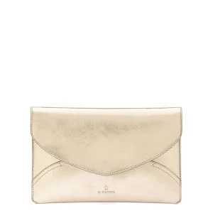 Wallets | Bags | Il Bisonte Clutch Esperia Platino Brass Hardware