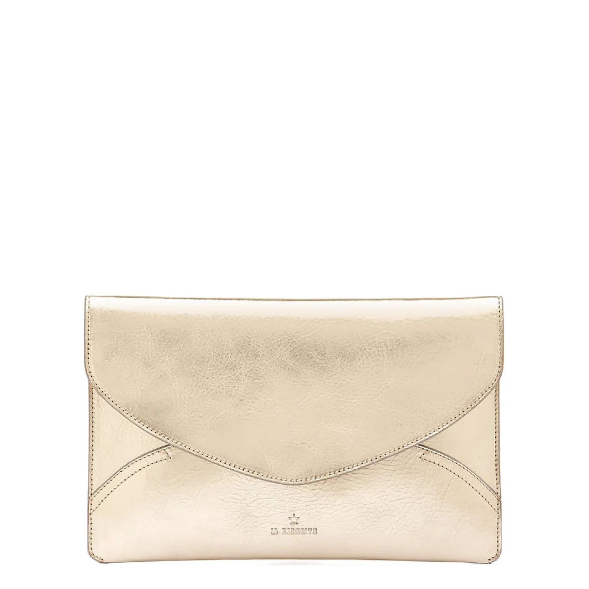 il_bisonte_clutch_esperia_1-1.webp Wallets | Bags | Il Bisonte Clutch Esperia Platino Brass Hardware