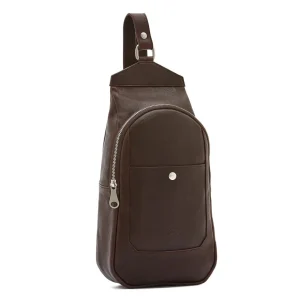 Bags | Il Bisonte Cosimo One Strap Backpack in Vintage Leather in Caffe