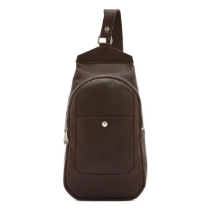 Bags | Il Bisonte Cosimo One Strap Backpack in Vintage Leather in Caffe
