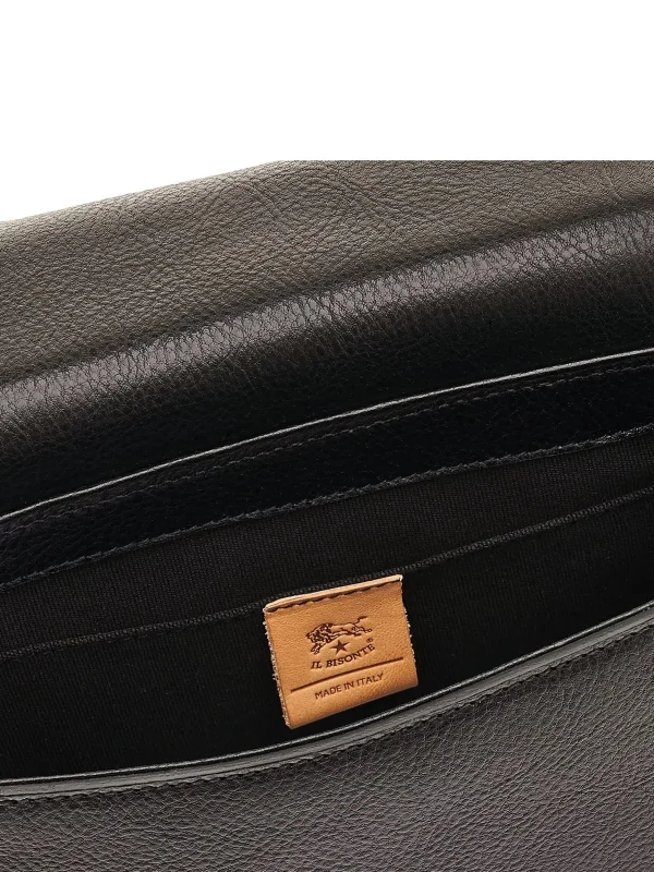 Bags | Il Bisonte Crossbody Novecento Nero Brass Hardware