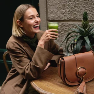 Bags | Il Bisonte Loop Large Crossbody Bag Chocolate