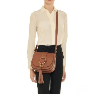 Bags | Il Bisonte Loop Large Crossbody Bag Chocolate