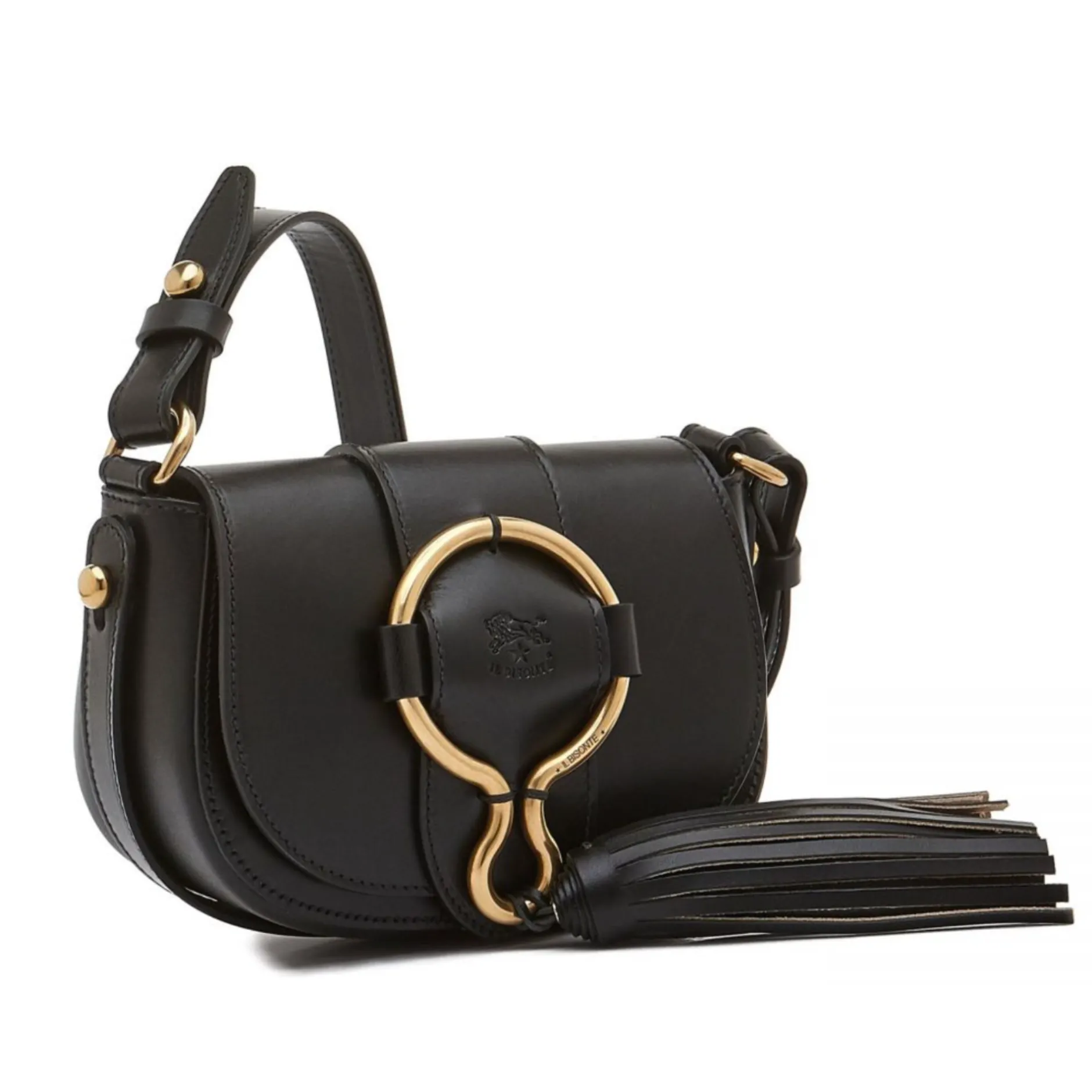 il_bisonte_loop_small_cro_1-1.webp Bags | Il Bisonte Loop Small Crossbody Bag Black