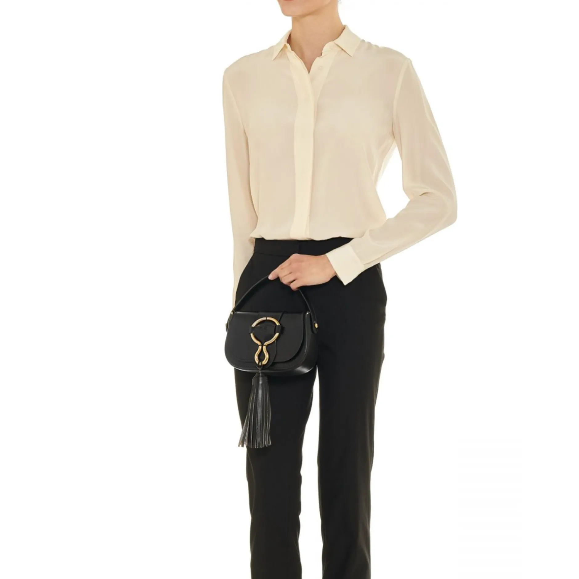 il_bisonte_loop_small_cro_2-1.webp Bags | Il Bisonte Loop Small Crossbody Bag Black