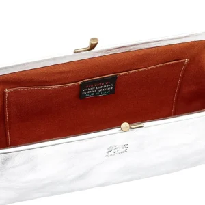 Bags | Il Bisonte Manuela Clutch Bag Metallic Silver
