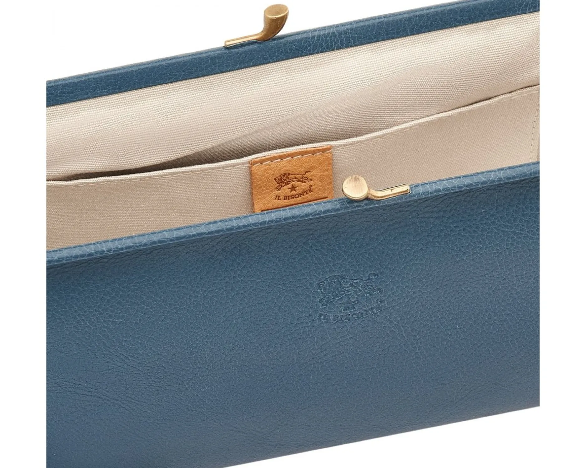 il_bisonte_manuela_clutch_1-4.webp Bags | Il Bisonte Manuela Clutch Bag Blue Denim