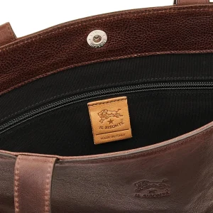 Bags | Il Bisonte Oriuolo Tote Bag Vintage Leather Coffee
