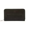 Wallets | Il Bisonte Salina Zip Around Wallet Black