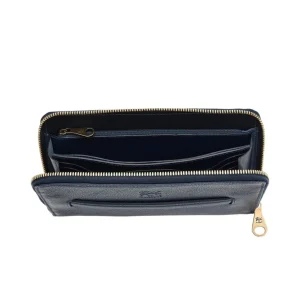 Wallets | Il Bisonte Salina Zip Around Wallet Blue