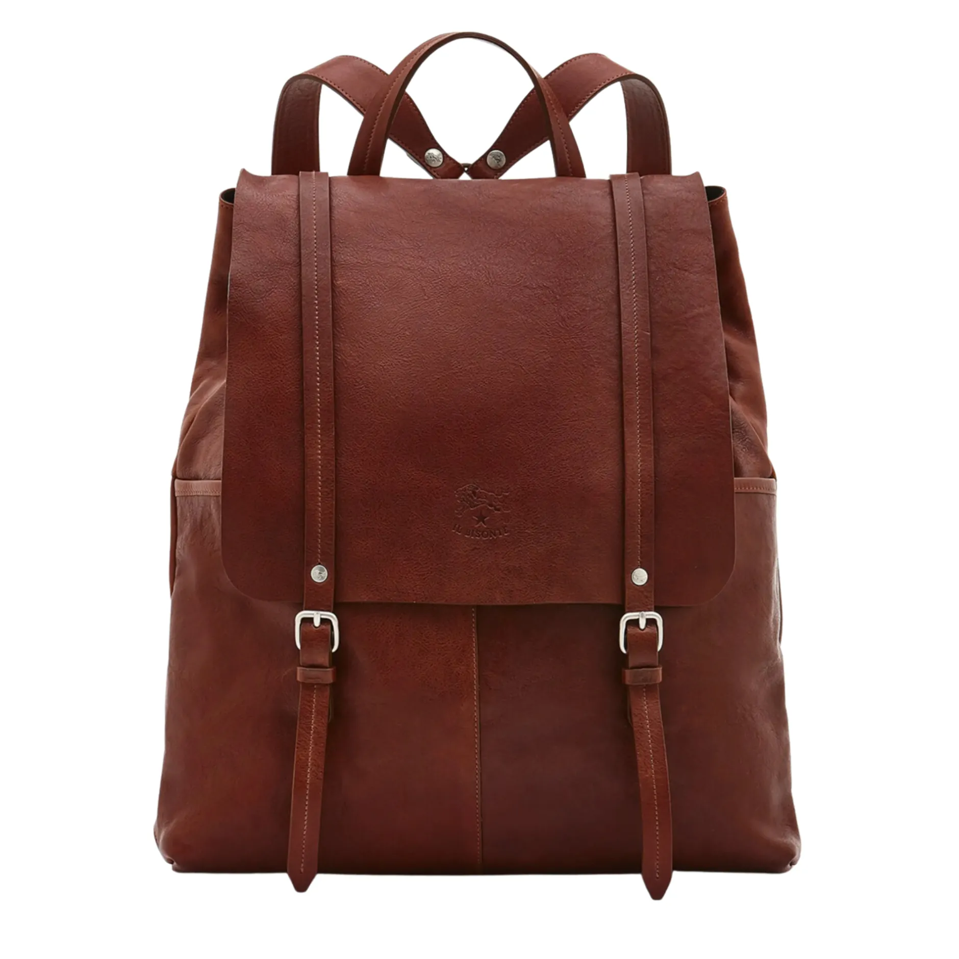 il_bisonte_trappola_backp_0-1.webp Bags | Il Bisonte Trappola Backpack Seppia