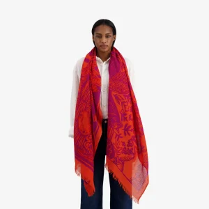 Scarves | Inoui Editions Scarf 100 Dufy Pink