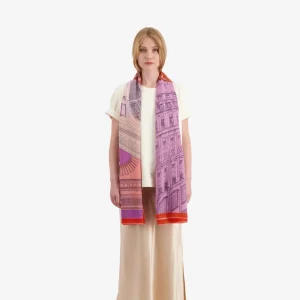Scarves | Inoui Editions Scarf 100 Paris Red