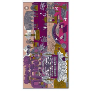Scarves | Inoui Editions Scarf 100 Quatre Saisons Fuchsia