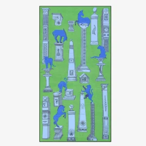 Scarves | Inoui Editions Scarf 100 Totem Green