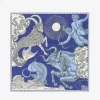 Scarves | Inoui Editions Square 65 Astro Capricornus Blue