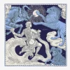 Scarves | Inoui Editions Square 65 Astro Aquarius Blue