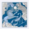 Scarves | Inoui Editions Square 65 Astro Aries Blue