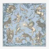 Scarves | Inoui Editions Square 130 Astrologie Light Blue