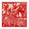 Scarves | Inoui Editions Square 65 Dufy Red